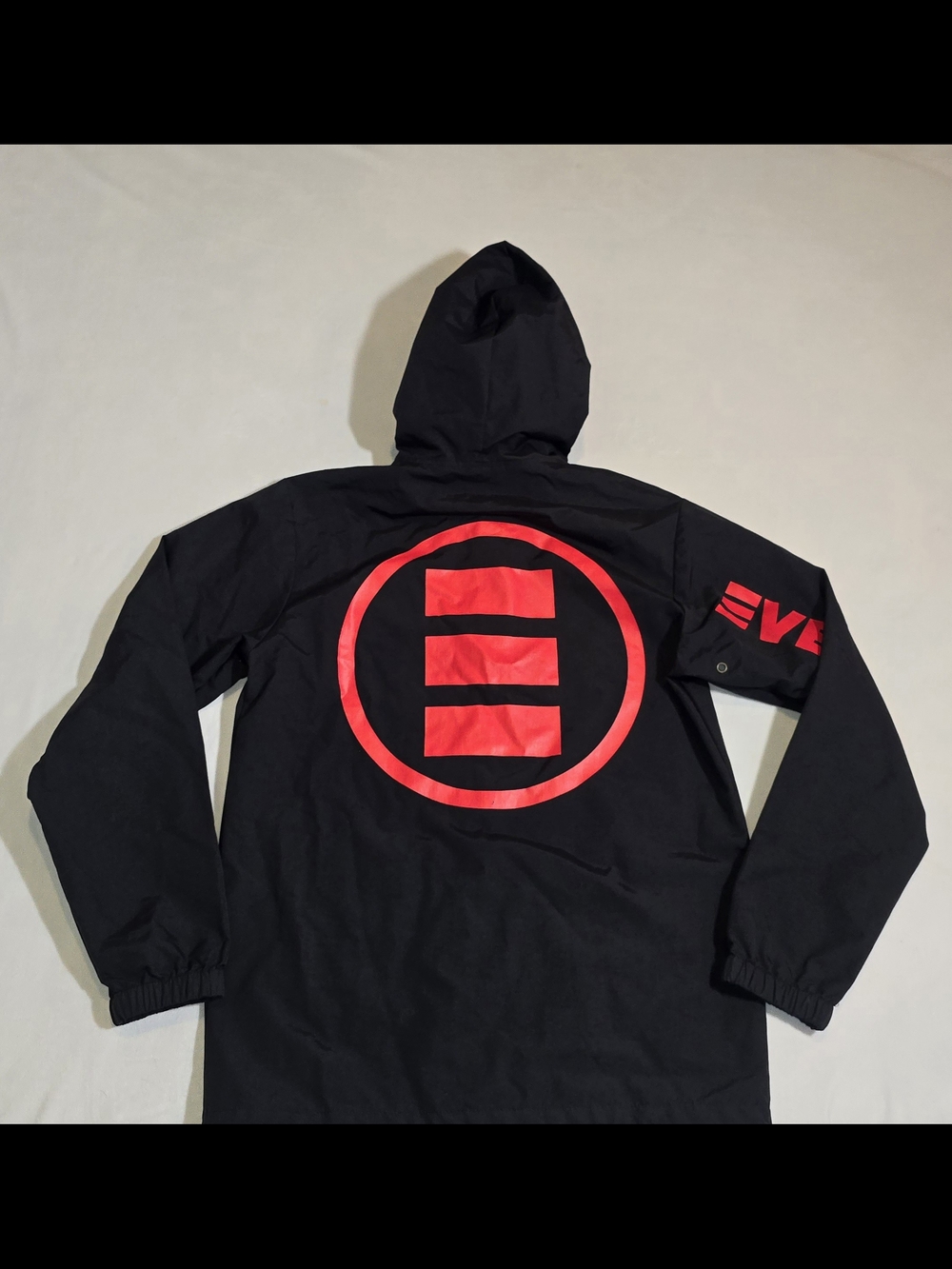 Logic Everybody Tour Coach Jacket Black Red Graphics Small - Picture 3 of 6